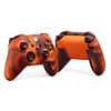 Xbox Fire Vapor Controller Front and Back Front and rear views of Xbox Fire Vapor Special Edition controller