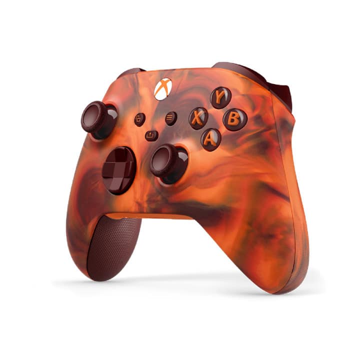 Xbox Fire Vapor Controller Angled View Angled view of Xbox Fire Vapor Special Edition controller