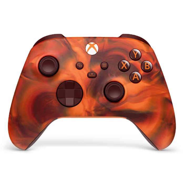 Xbox Fire Vapor Controller Front View Front view of Xbox Fire Vapor Special Edition wireless controller