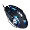 T-WOLF V6 Iron Gray angled view T-WOLF V6 Iron Gray wired gaming mouse