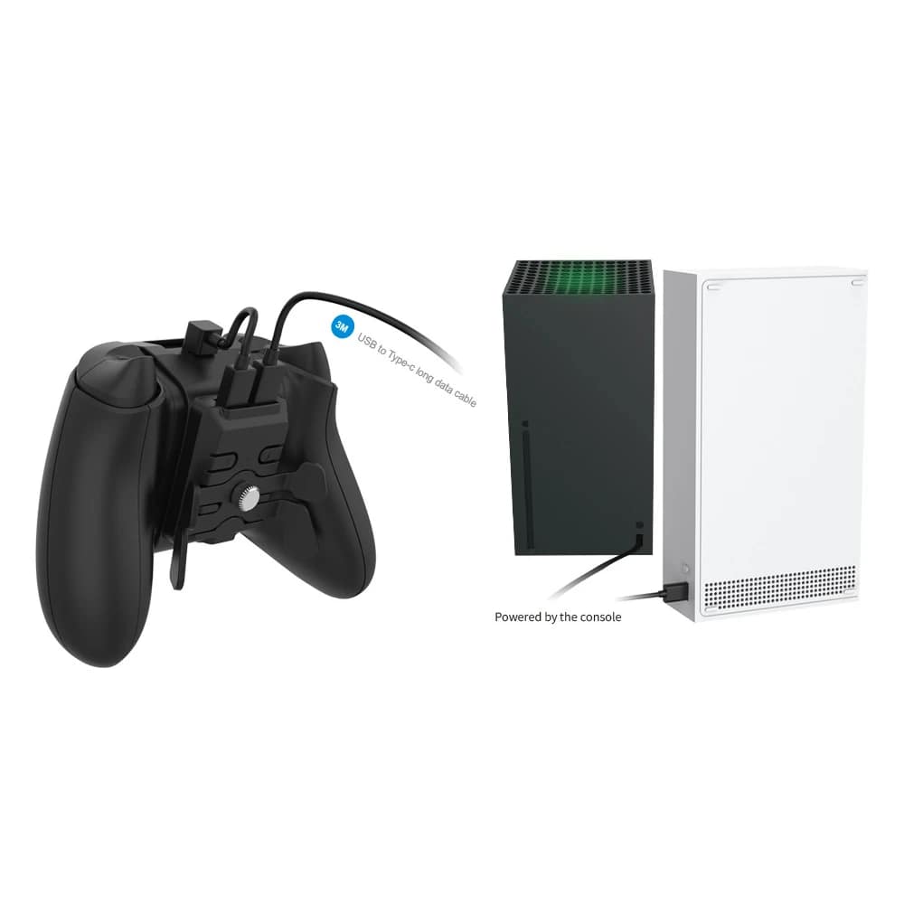 Xbox console USB connection example for TYX-1610 attachment