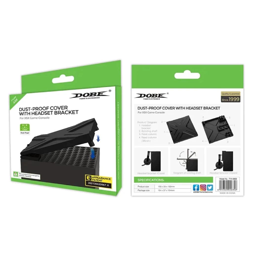 dobe tyx 3609 packaging DOBE dust-proof cover with headset bracket TYX-3609 packaging