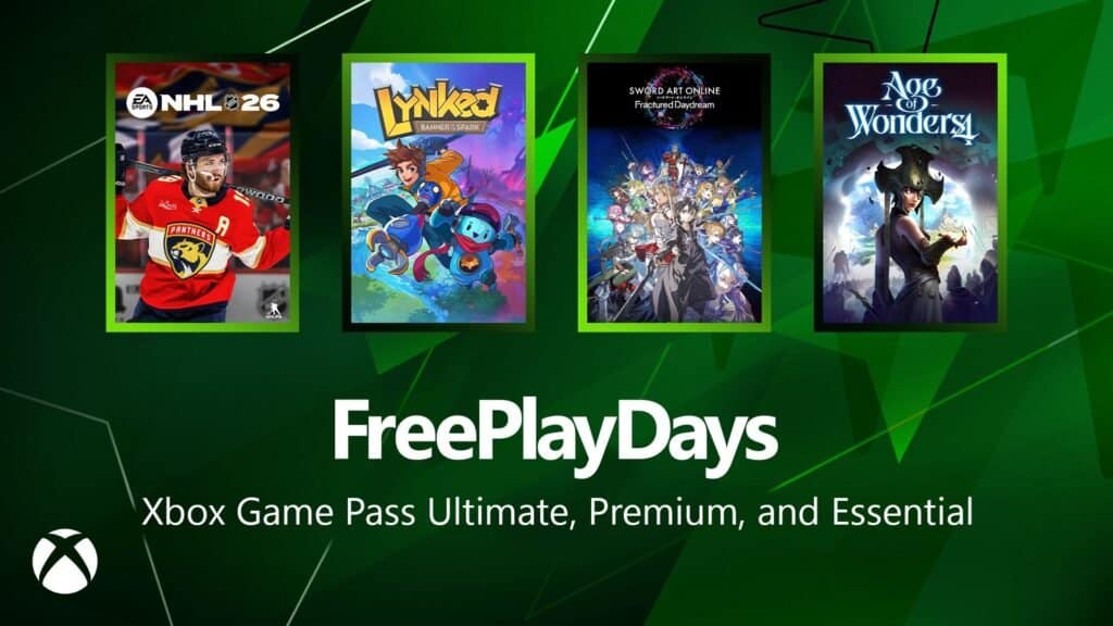 Free Play Days – NHL 26, Lynked: Banner of the Spark, Sword Art Online Fractured Daydream and Age of Wonders 4