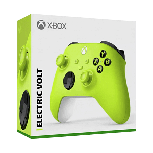 Microsoft Xbox Wireless Controller (series X, Xbox S, X Box One, Windows, IOS, Android) – Electric Volt - Green