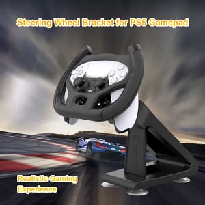 Gaming Steering Wheel Bracket for Playstation 5 PS5 Racing Games Controller
