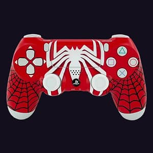 Sony PlayStation DualShock 4 Wireless Controller for PlayStation 4 - Red (Spiderman Edition)