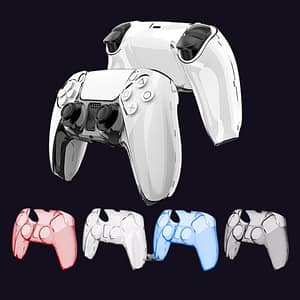 Transparent Hard Case for PS5 DualSense Controller – Ultra Slim Protective Shell