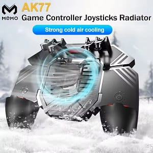MEMO AK77 mobile gaming controller with cooling fan