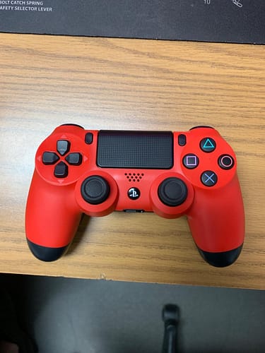 Click to view full screen Sony DualShock 4 Wireless Controller for PlayStation 4 - Red photo review