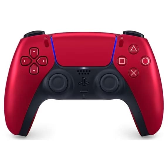 Sony PS5 DualSense Wireless Controller in Volcanic Red front view