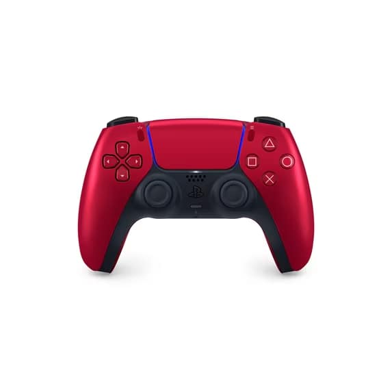 Volcanic Red DualSense wireless controller full front view