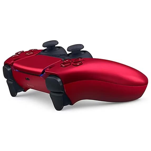 Sony PS5 DualSense Volcanic Red controller side profile