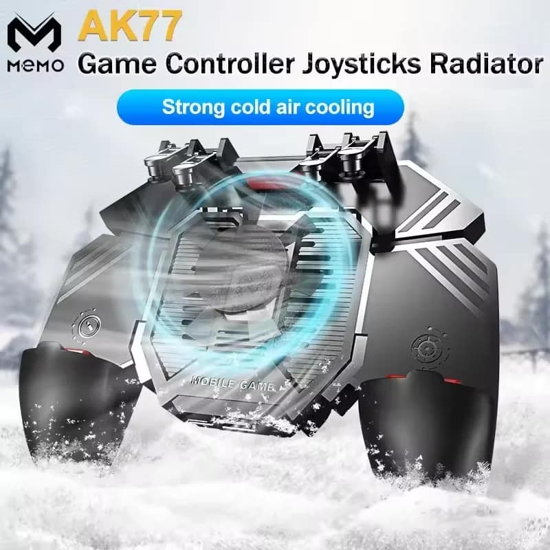 MEMO AK77 mobile gaming controller with cooling fan