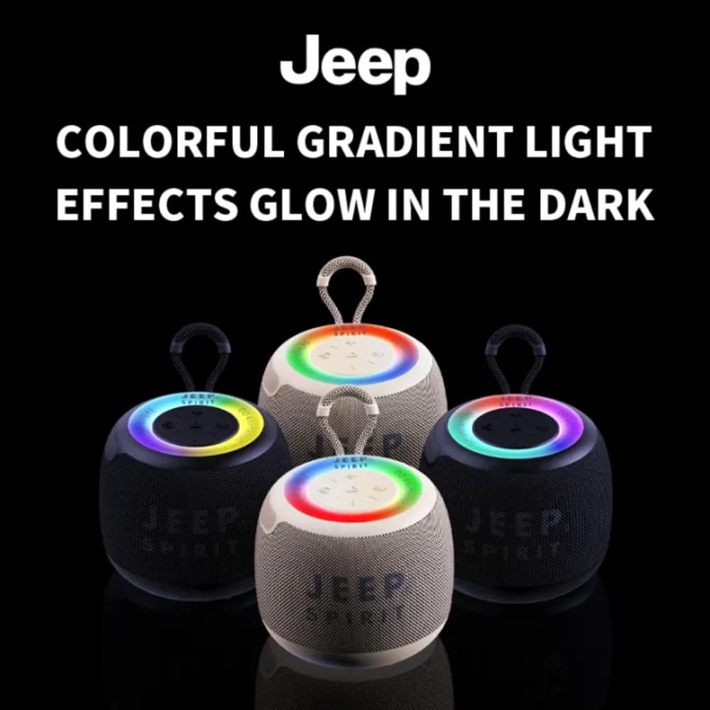 Jeep PS SC001 Bluetooth Speaker Wireless Outdoor Portable Mini Colorful Mini Speaker Large Volume High Quality Subwoofer Waterproof support TF Card Receipt Voice Player -Built in Microphone+HD Noise Reduction - Image 2