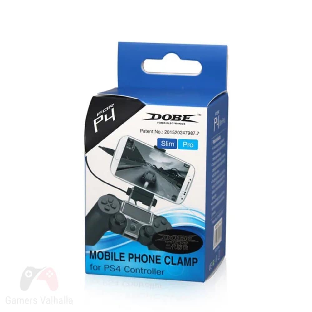 Dobe Dualshock 4 Controller Phone Mount Clip for Remote Play Mobile Gaming Clamp Bracket Phone Holder for PS4/ PS4 Slim/ PS4 Pro - Image 9