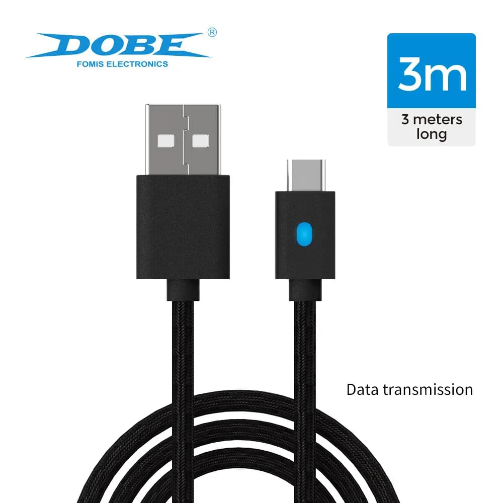 DOBE TY-0803B Type-C Charging & Data Cable for PS5, Xbox Series, Nintendo Switch & More - Image 2