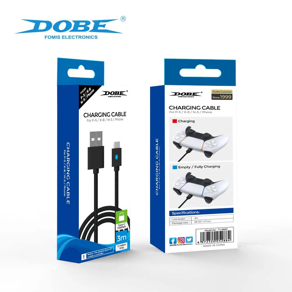 DOBE TY-0803B Type-C Charging & Data Cable for PS5, Xbox Series, Nintendo Switch & More - Image 7