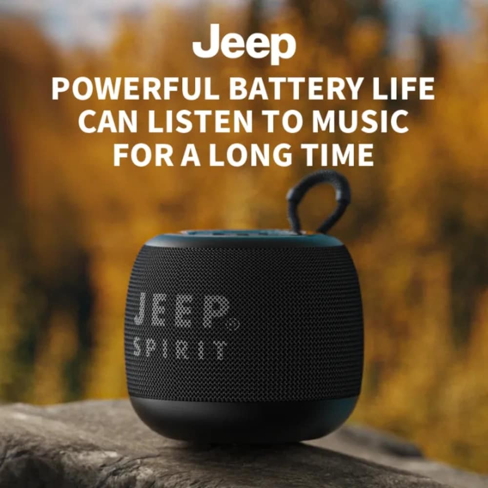 Jeep PS SC001 Bluetooth Speaker Wireless Outdoor Portable Mini Colorful Mini Speaker Large Volume High Quality Subwoofer Waterproof support TF Card Receipt Voice Player -Built in Microphone+HD Noise Reduction - Image 8
