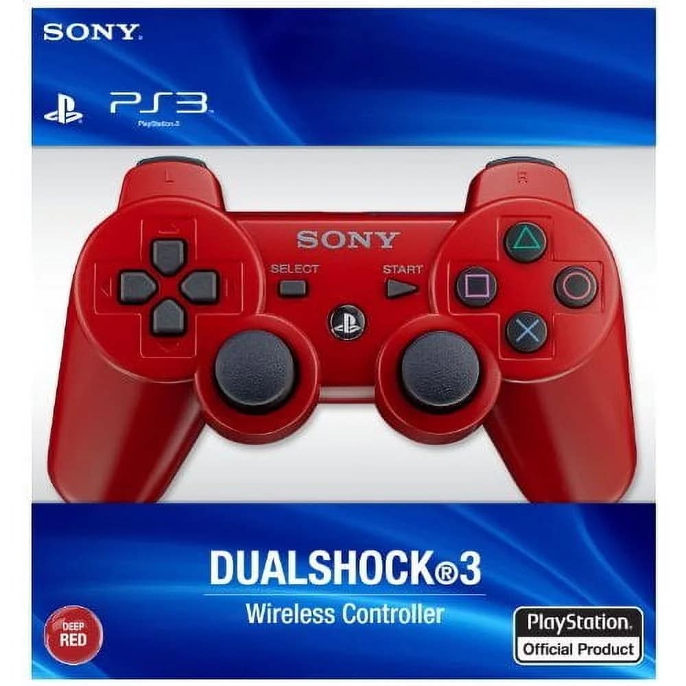Sony Playstation Dual-Shock 3 Wireless Controller For PS3 - Red