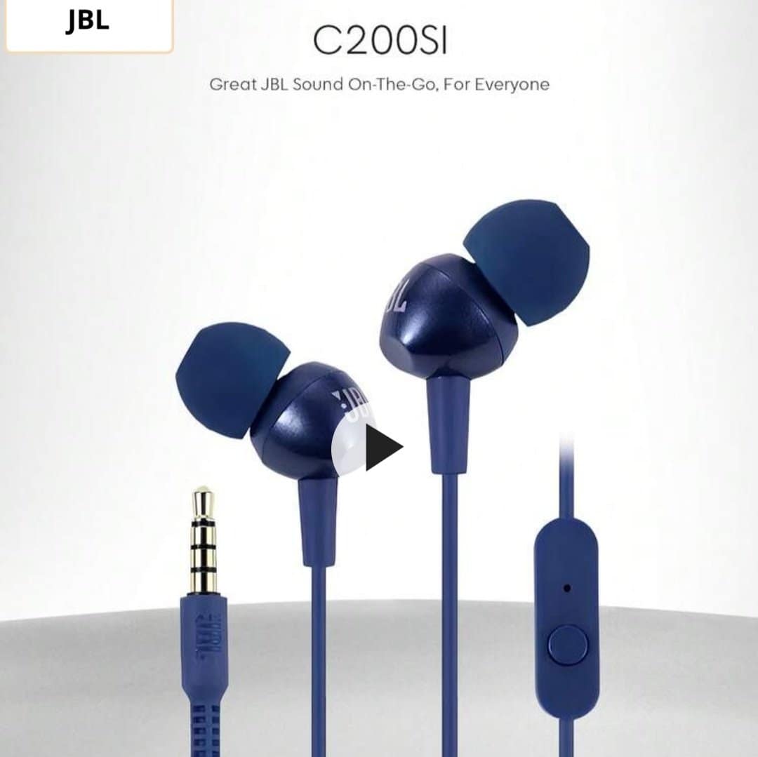 JBL C200SI Wired In-Ear Headphones with Mic - Image 5