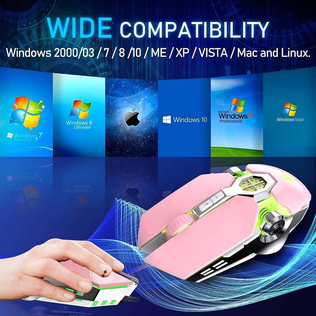 V8 Wired RGB Gaming Mouse– Customizable & High Precision - Image 4