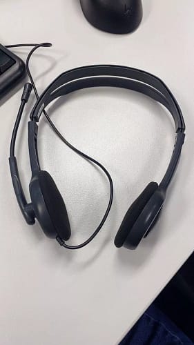 Click to view full screen Logitech Stereo Headset H111 - Black - singlepin photo review