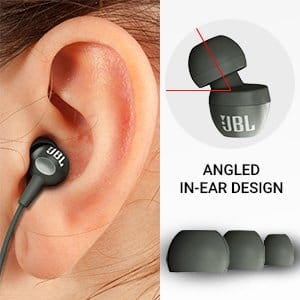 JBL C200SI Wired In-Ear Headphones with Mic - Image 2