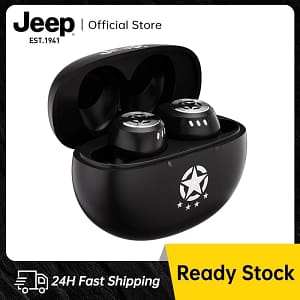Jeep EW112 Bluetooth 5.4 Earphone TWS Wireless Headphones, HIFI HD IPX5 waterproof Headset