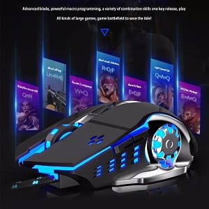 Optical RGB Gaming Mouse V5– High Precision Macro Programmable with DPI 200–4800