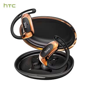 HTC NE35AI Translation Earbuds,Supports 134 Languages, Wireless Open-Ear Design, Bluetooth 6.0, True Wireless Headphones
