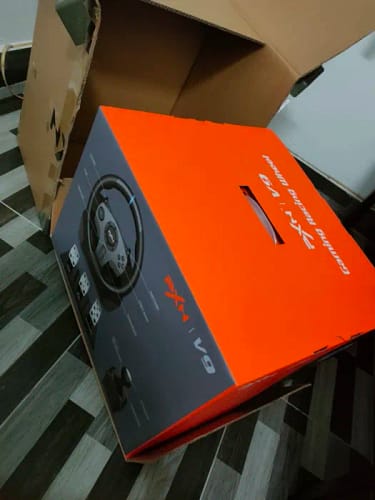 Click to view full screen PXN V9 Gen2 Racing Wheel - Steering Wheel Driving Wheel 270°/ 900° Degree Vibration Gaming Steering Wheel with Shifter and Pedal for PS4,PC,PS3,Xbox Series X|S, Xbox One photo review