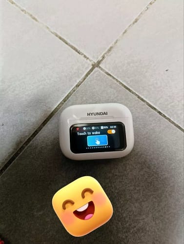 Click to view full screen HY-Y11 Bluetooth 5.4 Wireless Earbuds with a touch screen – High-Performance In-Ear Earphones -white photo review