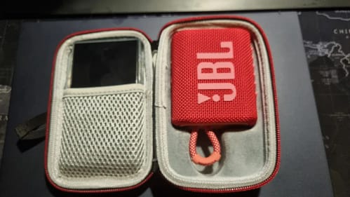 Click to view full screen Exquisite Hard Case Compatible with JBL GO3, EVA Case for Protection and Outdoor photo review