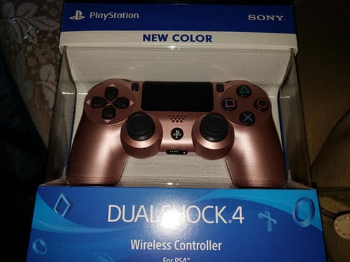 Click to view full screen Sony PlayStation DualShock 4 Wireless Controller for PlayStation 4 - Rose Gold photo review