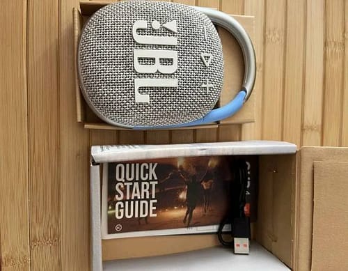 Click to view full screen JBL Clip 4 — Ultra‑Portable Waterproof Bluetooth Speaker (IP67) photo review