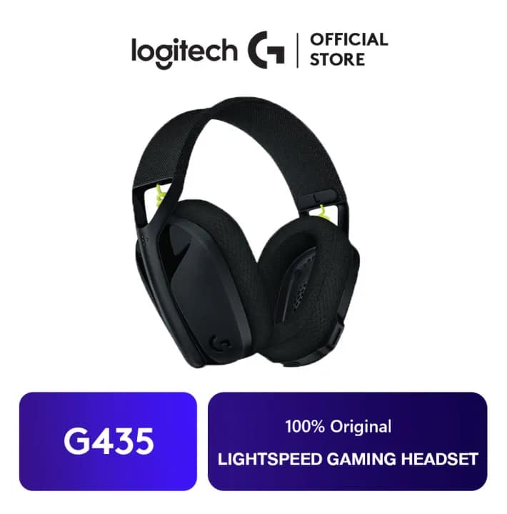 Logitech G435 Lightspeed Gaming Headset- 100% Authentic