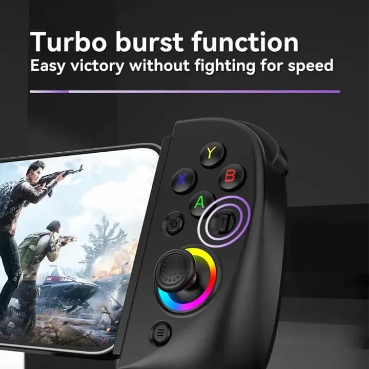 BSP-D8 Mobile Bluetooth Game Controller - Compatible with iOS, Android, Switch, and PC - Image 2
