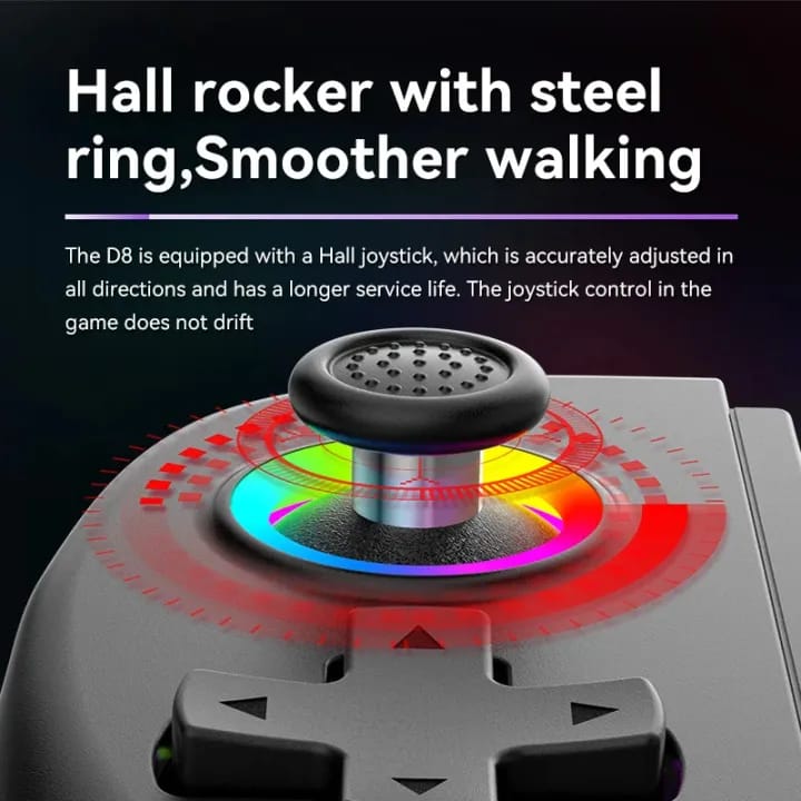 BSP-D8 Mobile Bluetooth Game Controller - Compatible with iOS, Android, Switch, and PC - Image 4