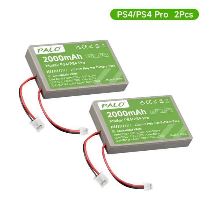 PALO 2000mAh Replacement Battery for PS4 / PS4 Pro DualShock 4 Controllers - Image 7