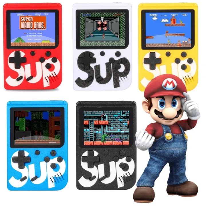 SUP Gameboy Handheld Game Console 400 Games 3-inch Portable Rechargeable Color Screen - Image 2