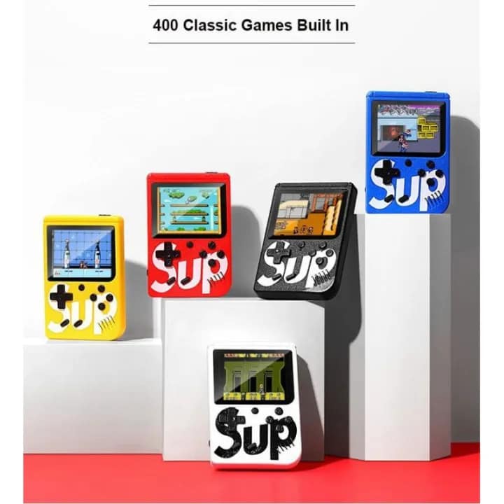 SUP Gameboy Handheld Game Console 400 Games 3-inch Portable Rechargeable Color Screen - Image 4