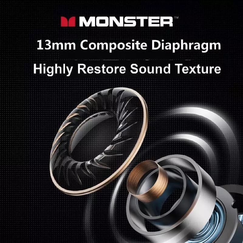 MONSTER XKT16 BLUETOOTH EARPHONES - Image 4