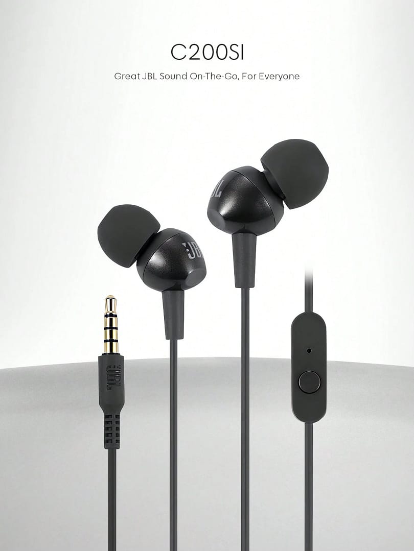 JBL C200SI Wired In-Ear Headphones with Mic - Image 10