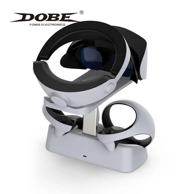 TP5-2515 rear view and USB-C input Rear USB-C power port on the DOBE TP5-2515 PSVR2 charging stand