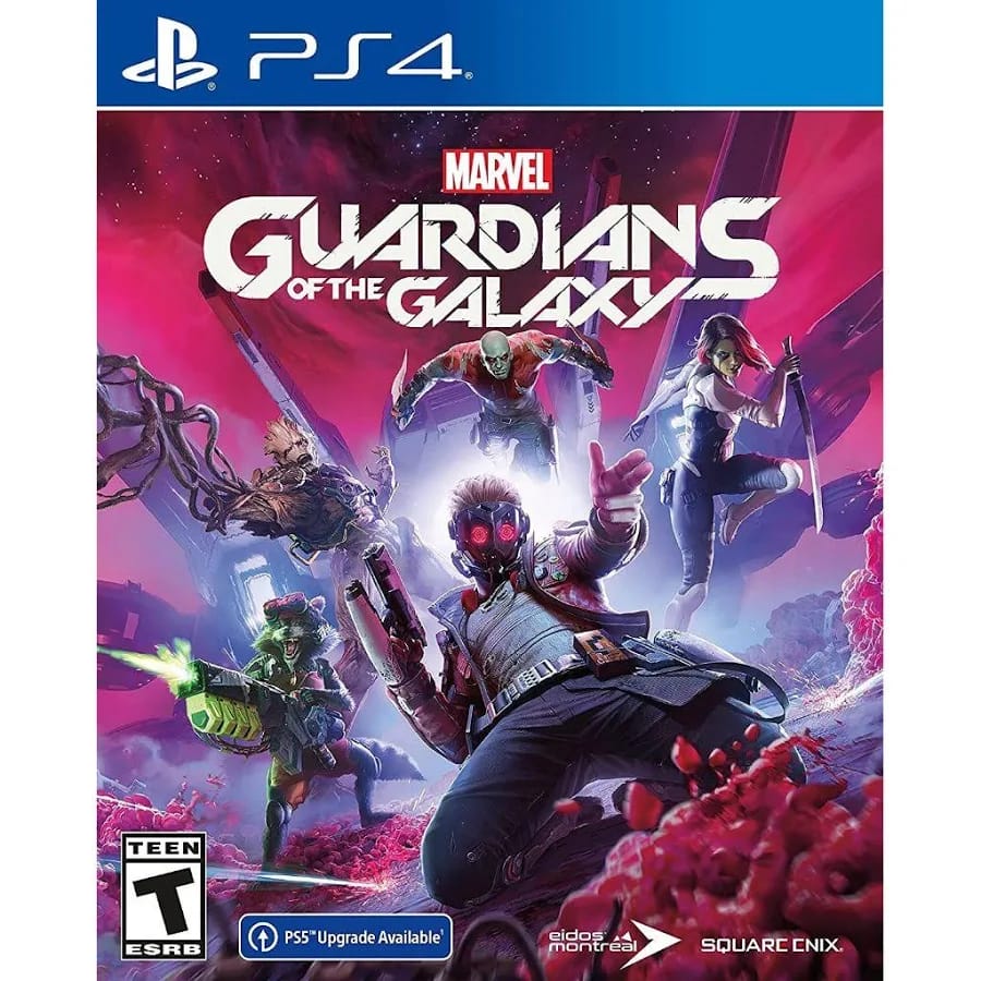 Marvel Guardians of the Galaxy PS4 Cover Marvel Guardians of the Galaxy PS4 cover art